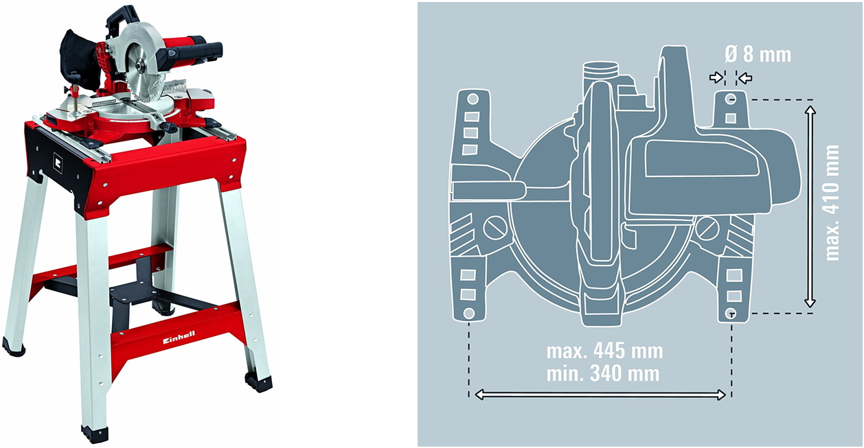מעמד אוניברסלי למסורי דיסק שולחניים EINHELL ESTAND